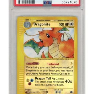 Dragonite 9/165 Reverse Foil PSA 8