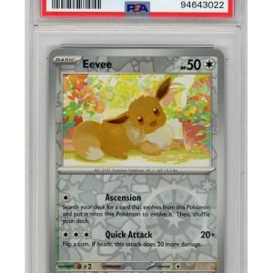Eevee 135/167 Reverse Foil PSA 10