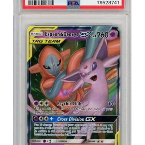 Espeon & Deoxys GX 72/236 PSA 10