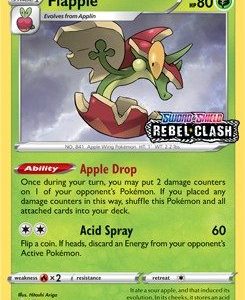 Flapple - SWSH022 (Prerelease) - Pokemon Sword & Shield promo