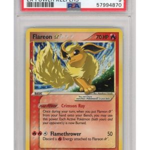 Flareon * (Goldstar) 100/108 PSA 9