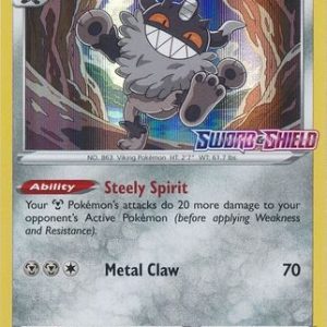 Galarian Perrserker - SWSH008 (Prerelease) - Pokemon Sword & Shield promo