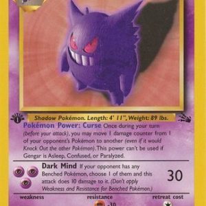 Gengar - 20/62 - 1st Edition