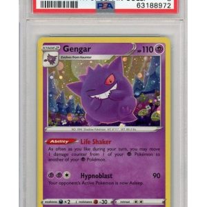 Gengar SWSH052 PSA 8