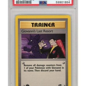 Giovanni's Last Resort 105/132 1st Edition PSA 9