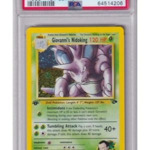 Giovanni's Nidoking 7/132 1st Edition PSA 10
