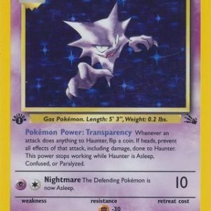 Haunter - 6/62 - 1st Edition (Holo)