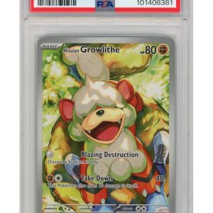 Hisuian Growlithe - 181/167 - PSA 10