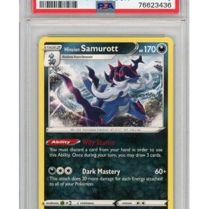 Hisuian Samurott Non Holo 100/189 PSA 9