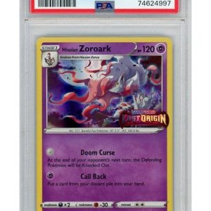 Hisuian Zoroark Lost Origin Stamp 076/196 PSA 9