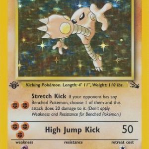 Hitmonlee - 7/62 - 1st Edition (Holo)