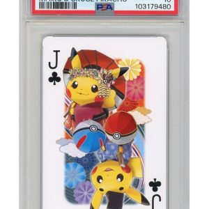 Jack of Clubs (Maiko & Okuge Pikachu Playing Cards)  PSA 10