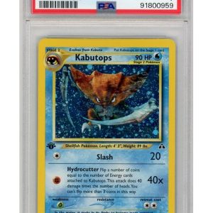 Kabutops 6/75 1st Edition PSA 7