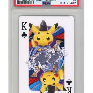 King of Clubs (Maiko & Okuge Pikachu Playing Cards)  PSA 10