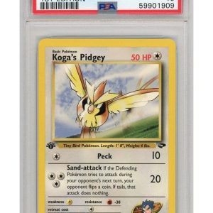 Koga's Pidgey 80/132 1st Edition PSA 10