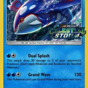 Kyogre - SM129 (Prerelease) - Pokemon Sun & Moon promo