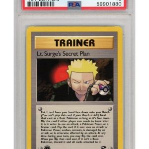 Lt. Surge's Secret Plan 107/132 1st Edition PSA 10