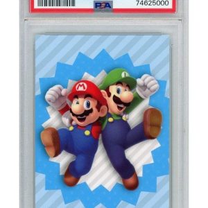Luigi/Mario (Panini Super Mario) 115 PSA 10