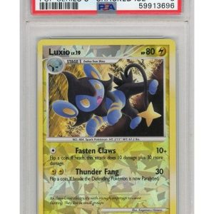 Luxio Cracked Ice Reverse Holo 8/17 Reverse Foil PSA 8
