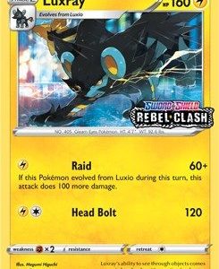 Luxray - SWSH023 (Prerelease) - Pokemon Sword & Shield promo