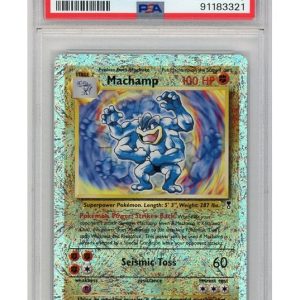 Machamp 15/110 Reverse Foil PSA 8
