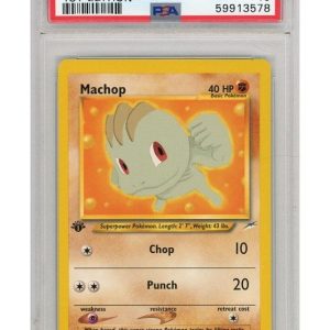 Machop 73/105 1st Edition PSA 10