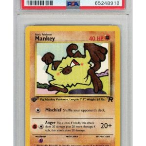 Mankey 61/82 1st Edition PSA 10