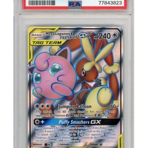 Mega Lopunny & Gigglypuff GX 225/236 PSA 10