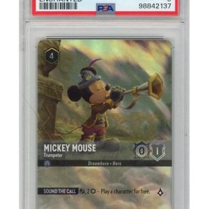 Mickey Mouse Trumpeter (Lorcana) 220/204 PSA 9