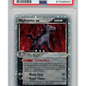 Mightyena ex 101/110 PSA 8