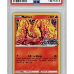 Moltres SWSH185 PSA 10