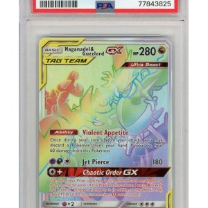 Naganadel & Guzzlord GX 260/236 PSA 8