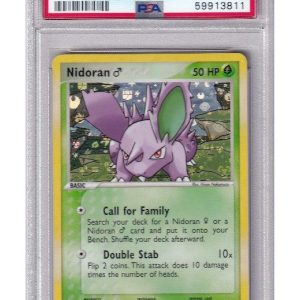 Nidoran ♂ 71/112 Reverse Foil PSA 8