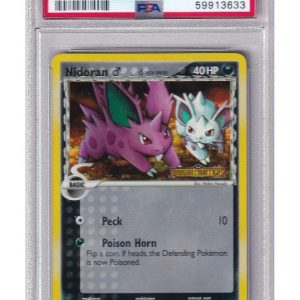 Nidoran ♂ &delta; 57/101 Reverse Foil PSA 9