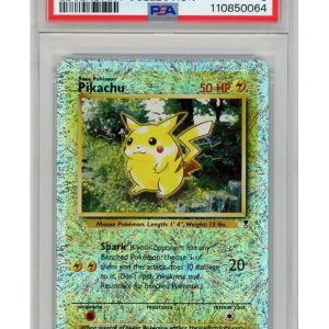 Pikachu - 86/110 - Reverse Foil - PSA 8