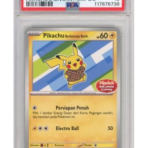 Pikachu Berkemeja Batik - 155/SV-P - PSA 10