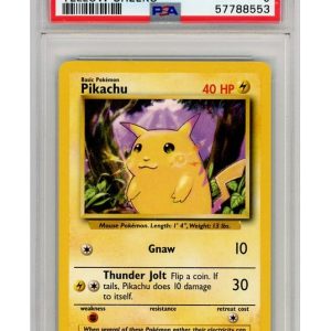 Pikachu Yellow Cheeks 58/102 PSA 9