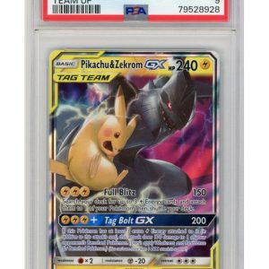 Pikachu & Zekrom GX 33/181 PSA 9