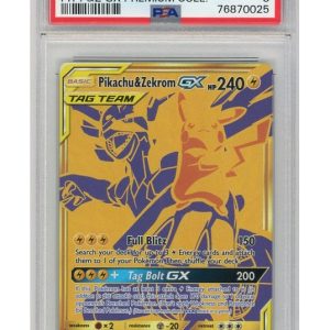 Pikachu & Zekrom GX SM248 PSA 8