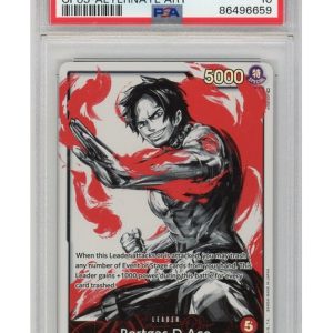 Portgas D. Ace (Alternate Art) (One Piece) OP03-001 PSA 10