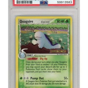 Quagsire &delta; 21/101 Reverse Foil PSA 9
