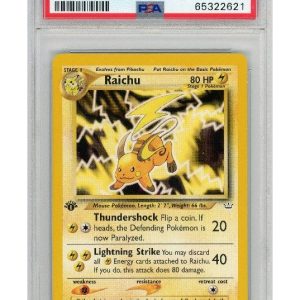 Raichu 21/64 1st Edition PSA 10