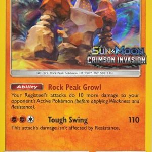 Regirock - SM74 (Prerelease) - Pokemon Sun & Moon promo