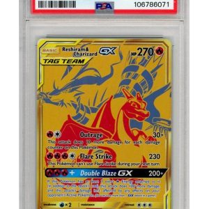 Reshiram & Charizard GX SM247 PSA 9
