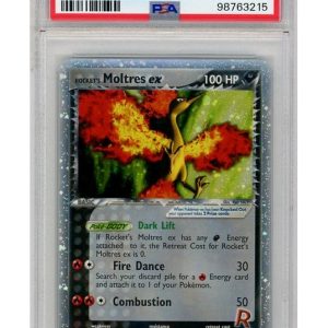 Rocket's Moltres ex 100/109 PSA 9