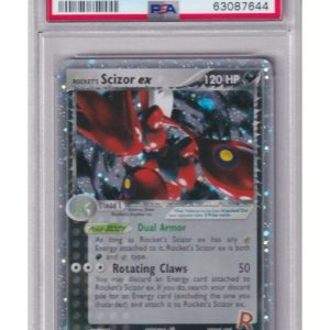 Rocket's Scizor ex 101/109 PSA 9
