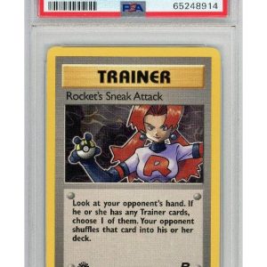 Rocket's Sneak Attack 72/82 1st Edition PSA 9