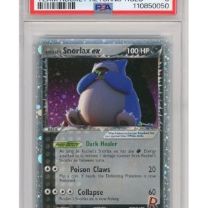Rocket's Snorlax ex 104/109 PSA 8