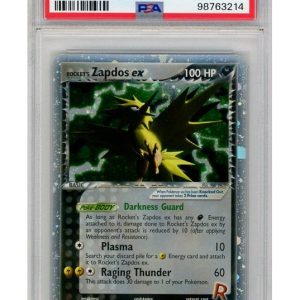 Rocket's Zapdos ex 106/109 PSA 8