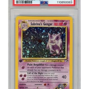 Sabrina's Gengar 14/132 1st Edition PSA 8